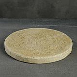 Пекарский камень вулканический круглый (подходит для тандыра), 21х2 см, фото 2