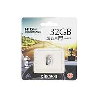 Kingston 32GB MicroSDHC Endurance 95R-30W C10 A1 UHS-I бейнебақылау камерасының жад картасы, адаптері жоқ,