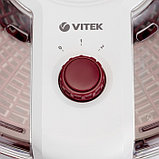 Сушилка для овощей и фруктов Vitek VT-5056 W, 400 Вт, 5 ярусов, бело-бордовая, фото 3