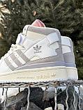 Кеды Adidas Forum выс бел фиол зим, фото 4