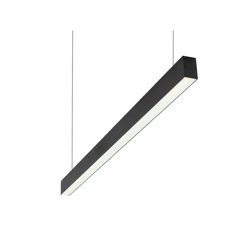 Линейный подвесной светодиодный светильник на тросах 1 м 44W нейтральный свет - фото 1 - id-p105724473