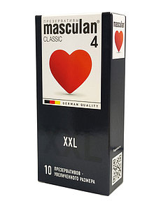 Презервативы "MASCULAN 4 CLASSIC №10" (УВЕЛИЧЕННОГО РАЗМЕРА), 10 штук