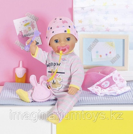 Baby Born Бэби Борн Кукла "Нежное прикосновение" девочка, 36 см Zapf Creation 833-650 - фото 4 - id-p105724537