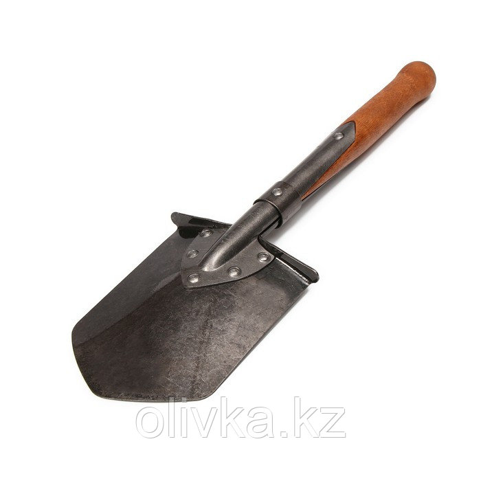 Лопата сапёрная образца 1917 года, кованая, L = 51 см, деревянный черенок, ГОСТ - фото 2 - id-p105726565