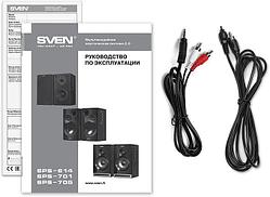 Колонки Sven АС SPS-614 2.0 черный 40Вт BT