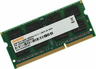 Память DDR3L 4Gb 1600MHz Digma DGMAS31600004D RTL PC3-12800 CL11 SO-DIMM 204-pin 1.35В dual rank