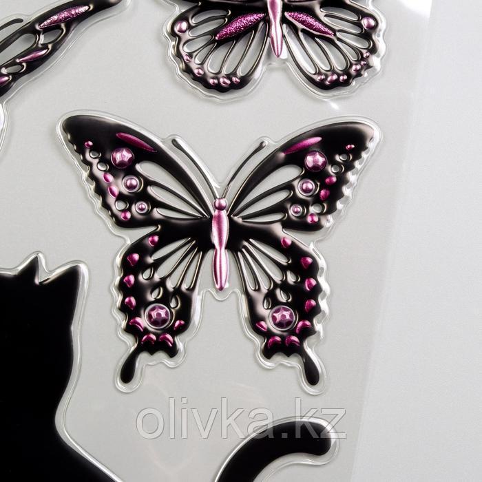3D Наклейки Room Decor "Кошечка с бабочками" 25х16 см - фото 4 - id-p105730045