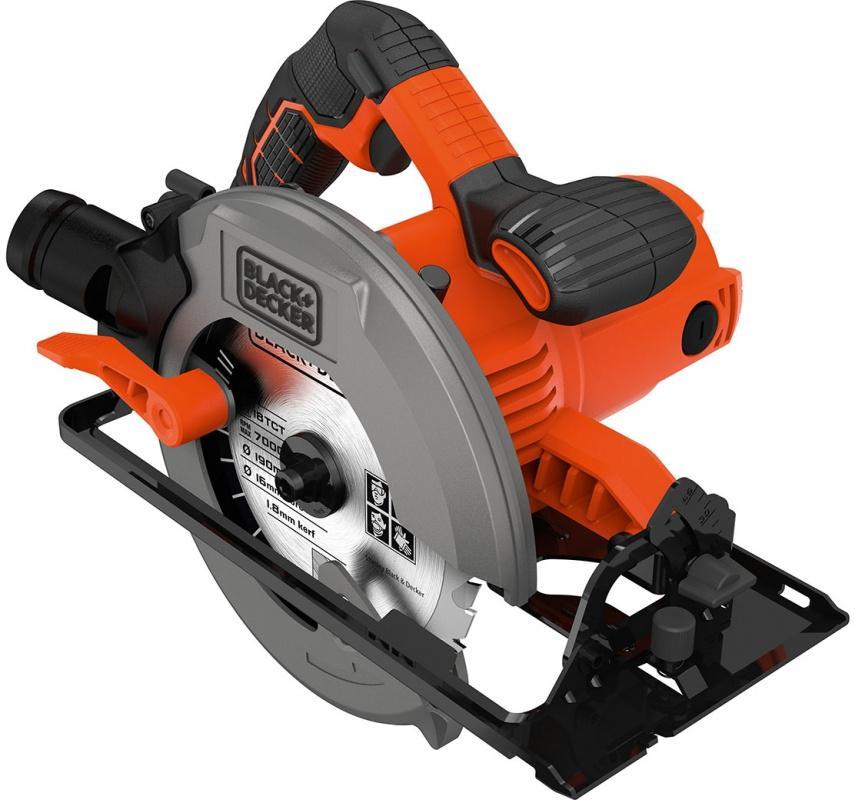 Циркулярная пила (дисковая) Black+Decker CS1550-QS 1500Вт (ручная)