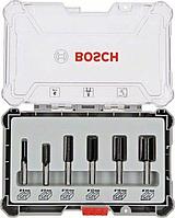 Набор фрез по дер. Bosch 2607017466 d(посад.)=8мм (фрезеры) (упак.:6шт)