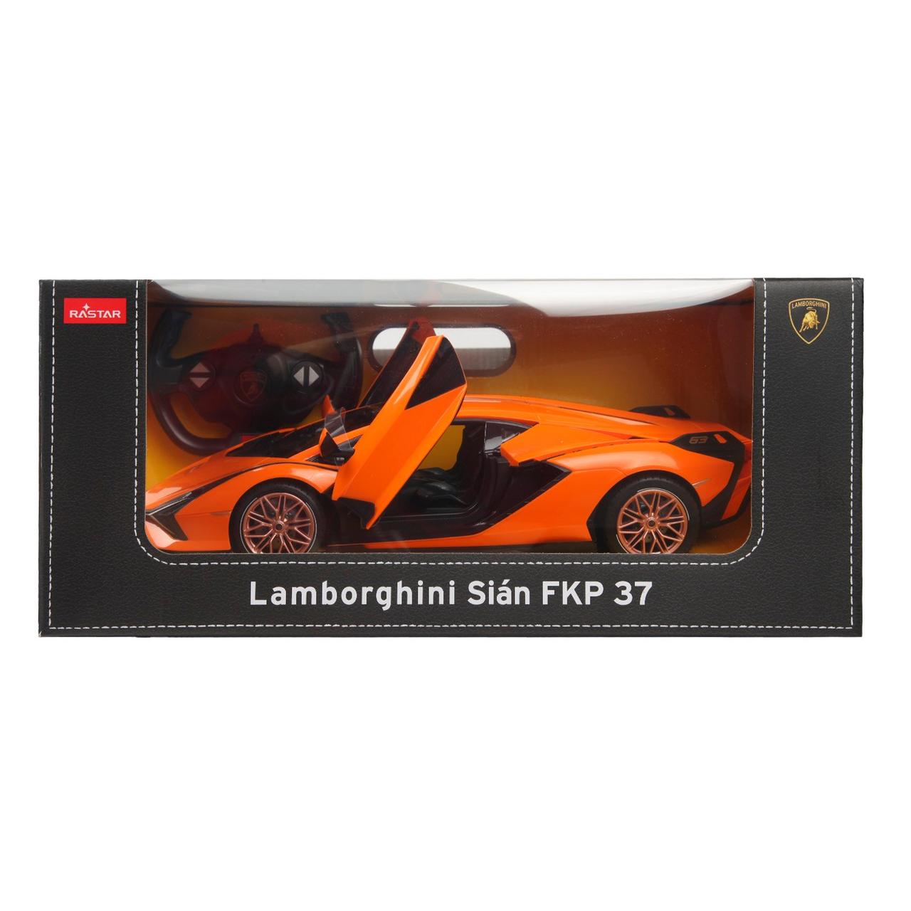 Радиоуправляемая машина Rastar  1:14 Lamborghini Sian Оранжевая