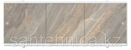 Экран для ванны Премиум А 1680х560х37 Камень коричневый, фото 2