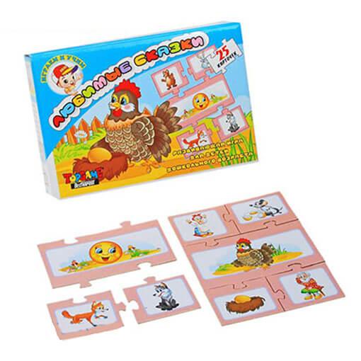 Развивающая игра для детей Любимые сказки