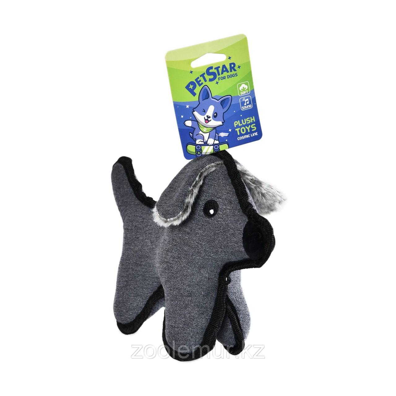 PET STAR Игрушка для собак СОБАКА с пищалкой
