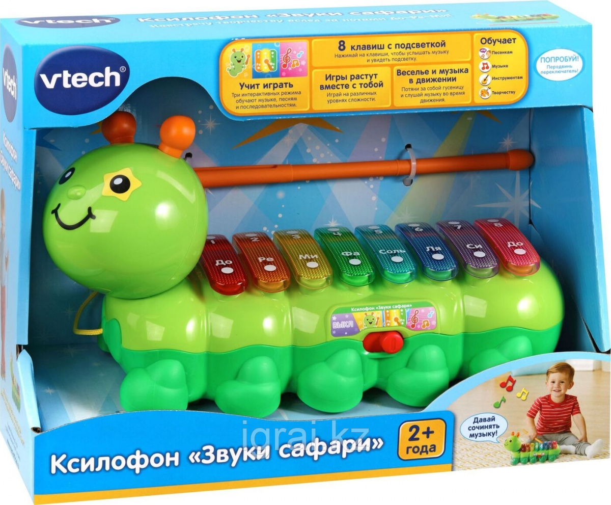 Vtech 80-174926 Ксилофон Гусеница - фото 6 - id-p105750973