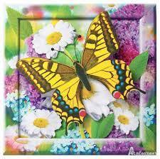 Наборы для изготовления картины аппликация Золотистая бабочка - фото 2 - id-p105750974
