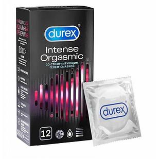 Презерватив Durex Intense Orgasmic рельефные со стимул. смазкой, 12 шт/уп