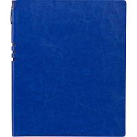 Бизнес-тетрадь Attache Light Book А4 96л,клетк,цв.срез,кожз.синий юта+ручка