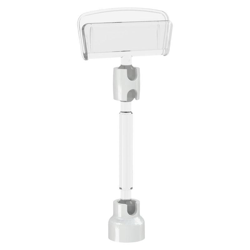 Ценникодержатель на круглой магнит. подставке на ножке 50мм,10шт/уп ...