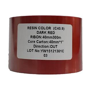 Риббон 40мм х 300м OUT RESIN premium dark red вт.25 RES409DKRD