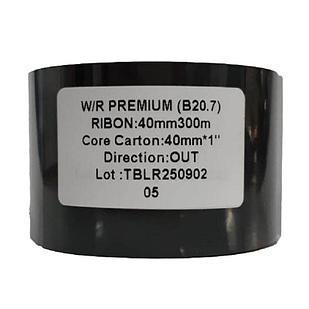 Риббон 40мм х 300м OUT WAX/RESIN premium black вт.25 WR207
