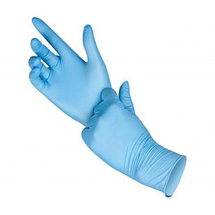 Мед.смотров. перчатки нитрил., н/с, н/о, TG (XL) 100 пар/уп, голубые,БР