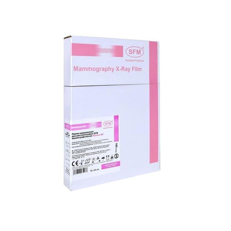 Рентген.пленка маммографическая SFM Mammo MF 18х24 см, 100 листов/уп