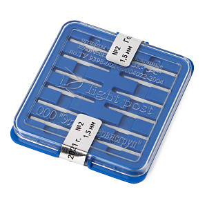 Штифты стекловолоконные конусные №2 (1.5), 12 штук упаковка, фото 1