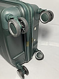 Маленький пластиковый дорожный чемодан на 4-х колёсах (высота 53 см, ширина 34 см, глубина 21 см, фото 7