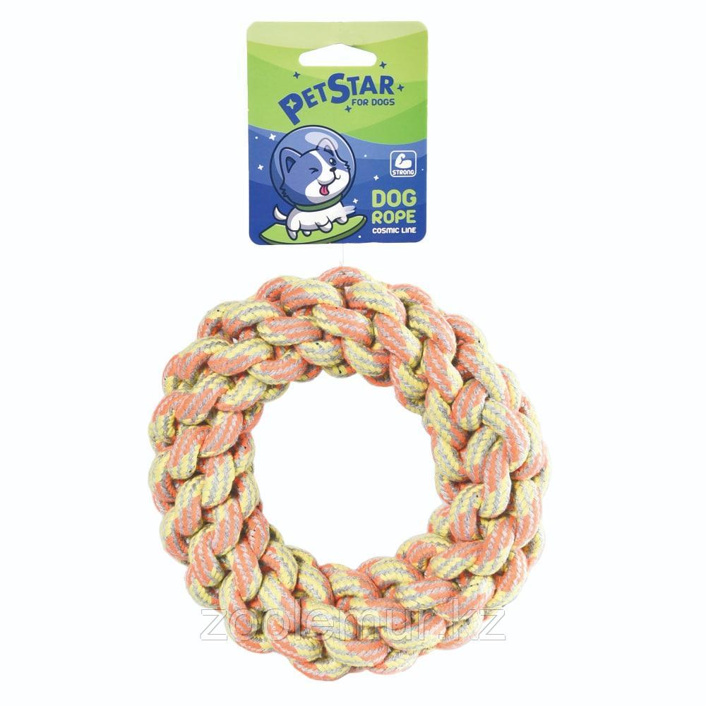 PET STAR Игрушка для собак КОЛЬЦО веревочное