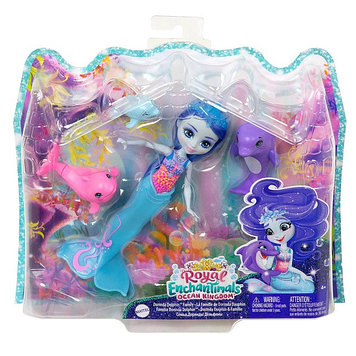 Кукла Enchantimals "Доринда Дельфини с семьей" , Mattel HCF72