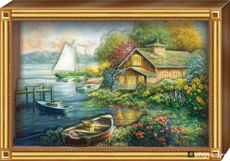 Набор для изготовления картины Тихое озеро, фото 1