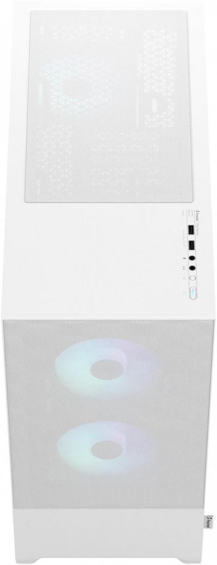 Корпус Fractal Design PoP Air RGB White TG белый без БП ATX 3x120mm 2xUSB3.0 audio bott PSU