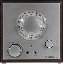Радиоприемник настольный Hyundai H-SRS200 вишня USB SD/microSD