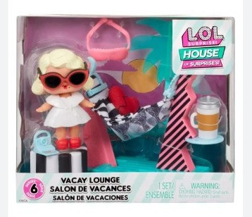 ИГРОВОЙ НАБОР LOL SURPRISE House Vacay lounge Salon De Vacances серия 6