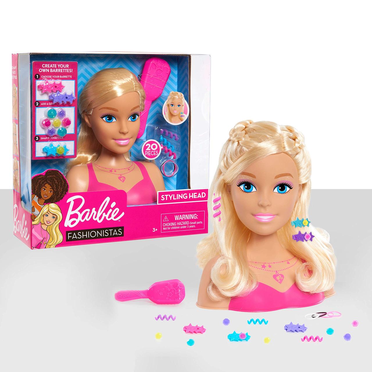 Кукла Манекен Barbie для создания причесок с акссесуарами для волос Барби - фото 1 - id-p105769542