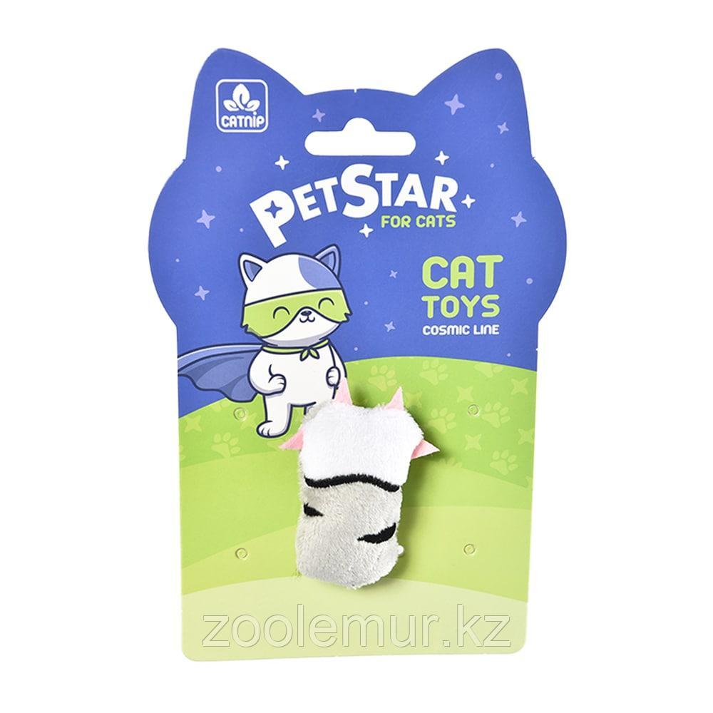 PET STAR Игрушка для кошек ЛАПКА с мятой