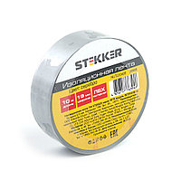 Изоляционная лента STEKKER INTP01319-10 0,13*19 10 м. серебро