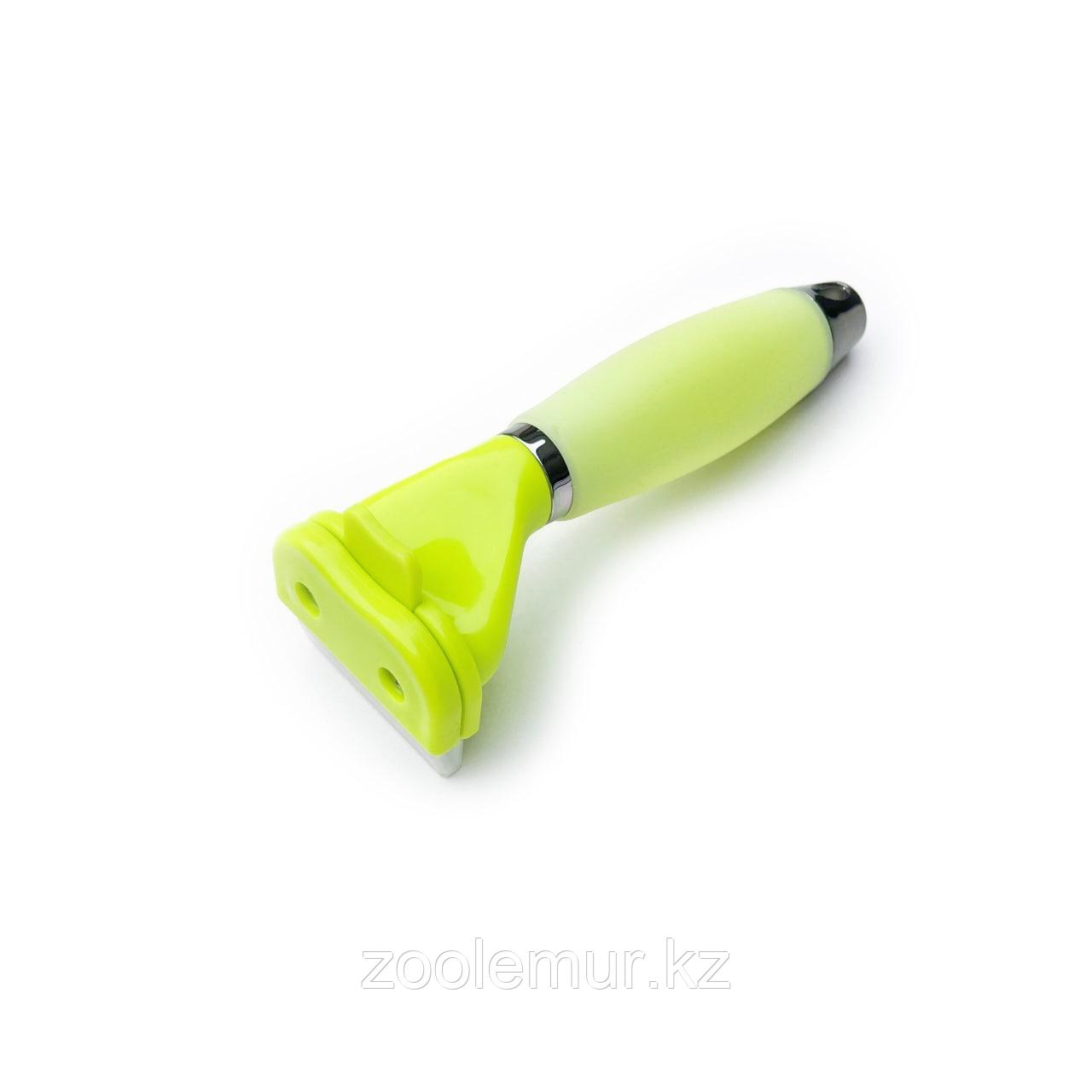 PET STAR Расческа-триммер с силиконовой ручкой, S