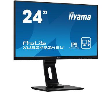 Liyama XUB2492HSU-B1 Монитор LCD 23.8'' [16:9] 1920х1080(FHD) IPS, nonGLARE, 250cd/m2, H178°/V178°