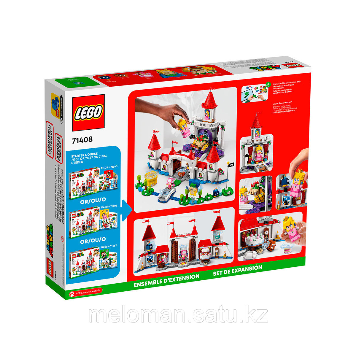 LEGO: Дополнительный набор «Замок» Super Mario 71408 - фото 3 - id-p105770681