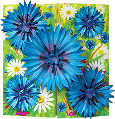 Набор для изготовления открытки Васильковый цветок - фото 2 - id-p105772463