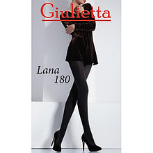 Колготки женские Giulietta LANA 180 den, цвет чёрный (nero), размер 4
