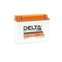 Аккумуляторная батарея Delta СТ1216 (YB16AL-A2) 12 В, 16 Ач обратная (- +)