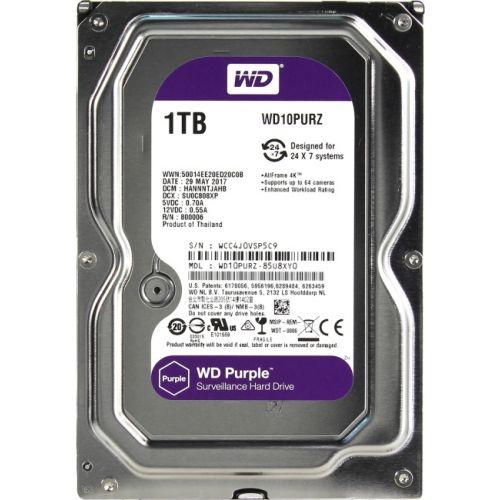 Жесткий диск HDD 1Tb Western Digital Purple WD10PURZ