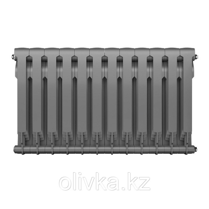 Радиатор биметаллический Royal Thermo BiLiner new/Silver Satin, 500 x 80 мм, 12 секций, хром - фото 3 - id-p105777477