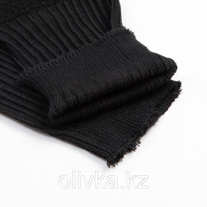 Носки мужские тёплые, цвет чёрный, размер 25 - фото 3 - id-p105778348