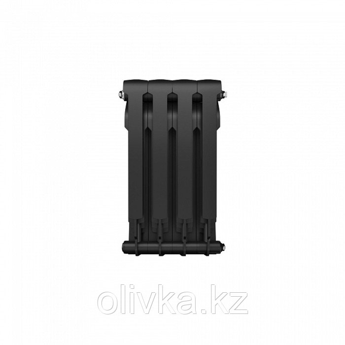 Радиатор биметаллический Royal Thermo BiLiner new/Noir Sable, 500 x 80 мм, 4 секции, черный - фото 3 - id-p105777540