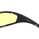 Очки Charger чёрные с жёлтыми линзами ANTIFOG ANSI Z87+, фото 4