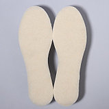 Стельки для обуви, детские, двухслойные, 19-35 р-р, пара, цвет белый, фото 2