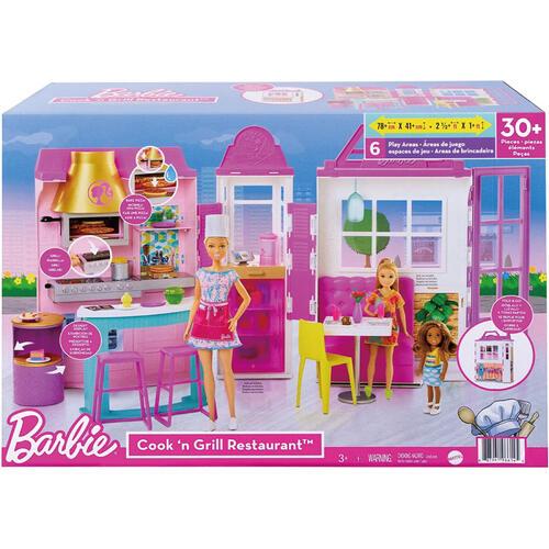 Barbie Игровой набор Barbie Гриль ресторан с куклой